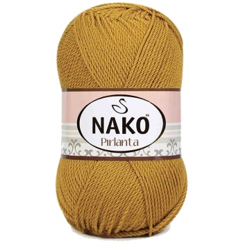 Pırlanta Amigurumi El Örgü İpi Yünü Altın 6706