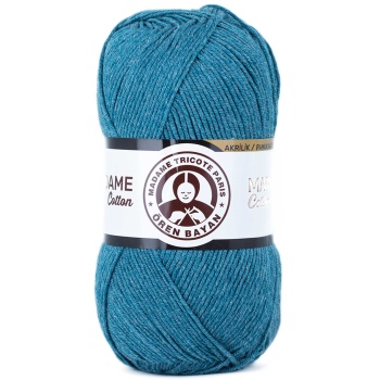 Madame Cotton El Örgü İpi Yünü 100 gr 050 Petrol Mavi