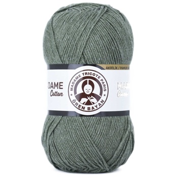 Madame Cotton El Örgü İpi Yünü 100 gr 054 Çağla Yeşili