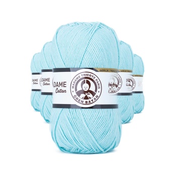 5 Adet Madame Cotton El Örgü İpi Yünü 100 gr 049 Cam Göbeği