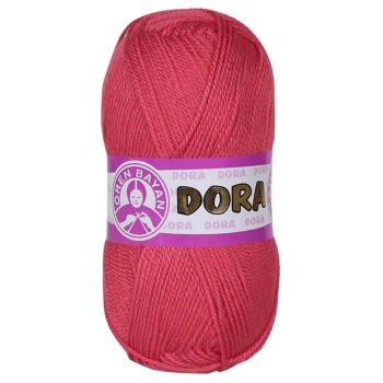 Dora El Örgü İpi Yünü 100 gr 002 Nar Çiçeği