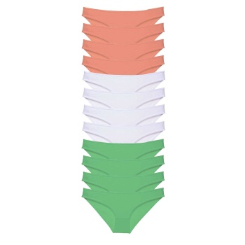 12 adet Süper Eko Set Likralı Kadın Slip Külot 510