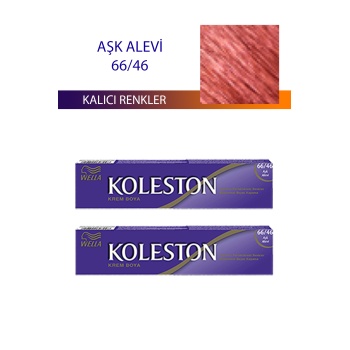2 Adet Single Tüp Boya Saç Boyası Aşk Alevı 66/46