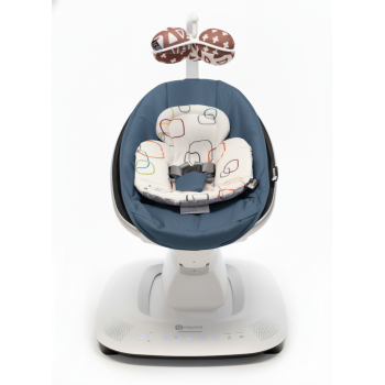 4moms Mamaroo 5.0 Elektrikli Ana Kucağı - Slate Blue + Yenidoğan Destek Pedi