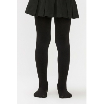 Kız Çocuk Pamuklu Külotlu Çorap Siyah