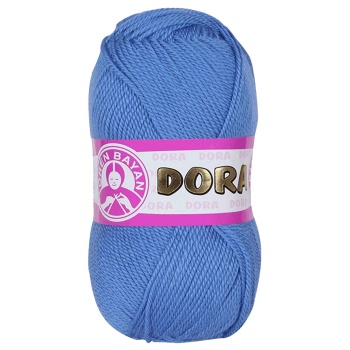 1 Adet Dora El Örgü İpi Yünü 100 gr 015 Mavi