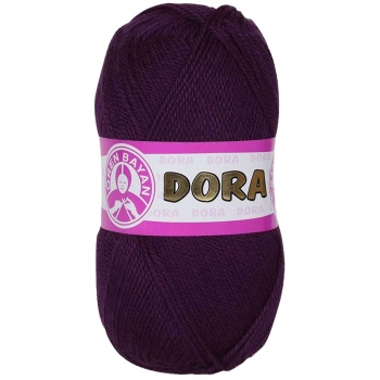 1 Adet Dora El Örgü İpi Yünü 100 gr 061 Mürdüm