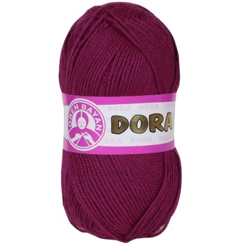 1 Adet Dora El Örgü İpi Yünü 100 gr 103 Mürdüm
