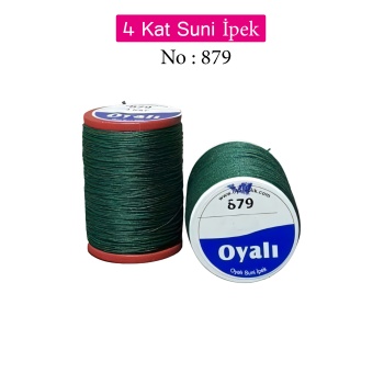 Oyalı 4 Kat Suni İpek İplik İğne Oyası Boncuk İpi Tığ Oyası No:879