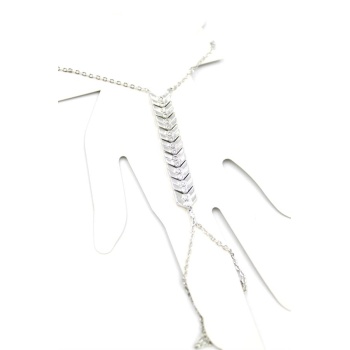 Taşlı Şahmeran Bileklik - Gümüş