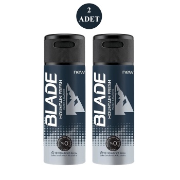 2 Adet Mountain Fresh Erkek Deodorant 150ml Leke Bırakmaz