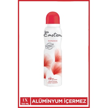 Emotion Romance Kadın Vegan Deodorant 150 Ml Hızlı Kurur, Leke Bırakmaz