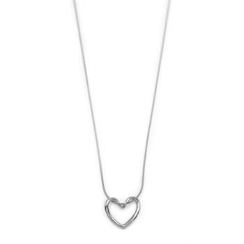 Kalp Kolye - Gümüş