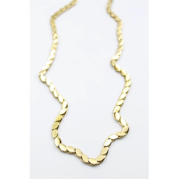 Arpa Zincir Kolye -60cm - Altın