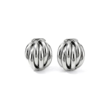 Metal Otantik Küpe - Gümüş