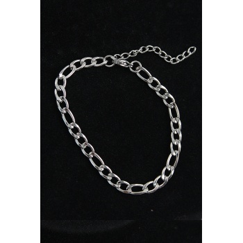 316L Çelik Klasik Model Gümüş Renk Erkek Bileklik - Lisinya