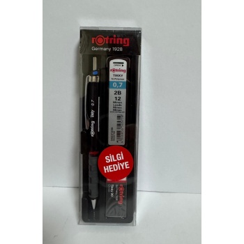 Okul Seti 0.7 Mm Bordo Versatil Uçlu Kalem-Silgi-Uç