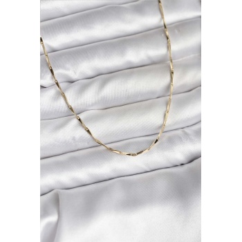 14K Gold Renk Kaplama CM Kadın Kolye - Lisinya