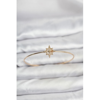 Kutup Yıldızı Model Gold Renk Bileklik - Lisinya