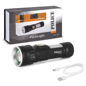 Police Ps-357 Şarjlı Şarjlı El Feneri ( Lisinya )