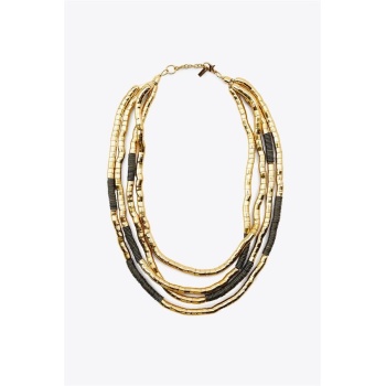 Kombine Çok Parçalı Kolye - ÇOK RENKLİ