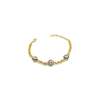 Xuping Nazar Vip Bileklik - Altın