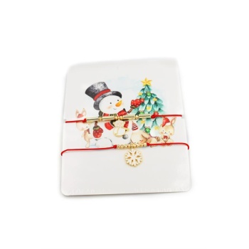 Yeni Yıl İp Bileklik - Kırmızı