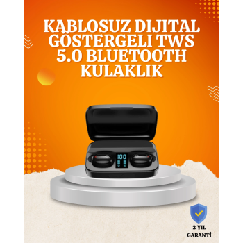 1800 mah Güçlü Şarj Kutusu İle Bluetooth Kulaklık Seti ( Lisinya )