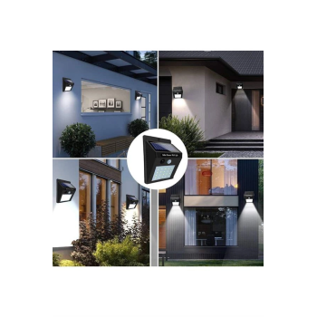 Güneş Enerjili Sensörlü Duvar Lambası Bahçe Lamba Suya Dayanıklı Bahçe Aydınlatma ( Lisinya )