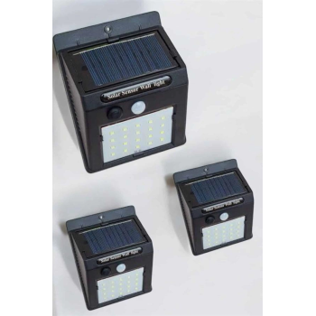 Güneş Enerjili Bahçe Lambası Solar Gece Aydınlatma Sensörlü Lamba ( Lisinya )