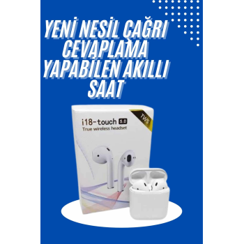 Yeni Nesil Çift Mikrofonlu Dokunmatik Kablosuz Bluetooth Kulaklık ( Lisinya )