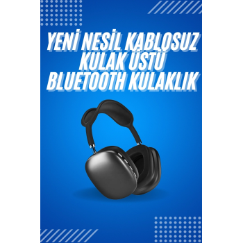 2025 Model Kulak Üstü Kablosuz Bluetooth Kulaklık Gürültü Azalta Uzun Pil ( Lisinya )