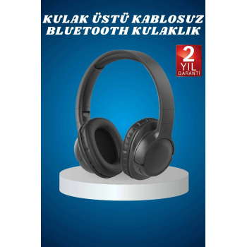 Kulak Üstü Kablosuz Bluetooth Kulaklık Yüksek Ses Kaliteli Anc Özelliği ( Lisinya )