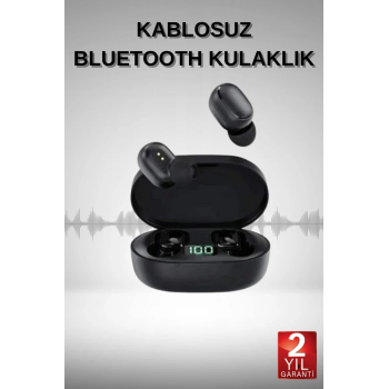 Bluetooth Kulaklık Dijital Göstergeli Yüksek Ses Kaliteli Uzun Pil Ömrü ( Lisinya )