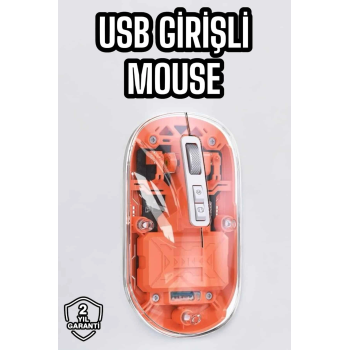 Sessiz Kablosuz Usb Girişli Mouse Fare Yüksek Performanslı ( Lisinya )