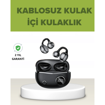 Açık Kulak Tasarımlı Bluetooth 5.4 Kablosuz Kulaklık – Uzun Pil Ömrü ( Lisinya )