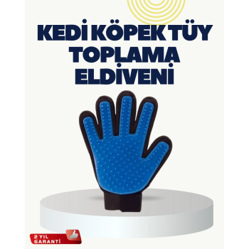 Yumuşak Silikonlu Kedi Ve Köpek Tüy Toplama Eldiveni – Masaj Etkili Tüy Dökülme Önleyici ( Lisinya )