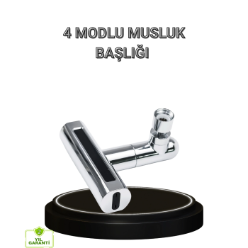 4 Fonksiyonlu Musluk Başlığı 360 Derece Dönebilen Ve Su Tasarruflu ( Lisinya )
