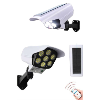 Solar Bahçe Lambası Uzaktan Kumandalı Kamera Görünümlü Hareket Sensörlü ( Lisinya )