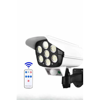 Bahçe Aydınlatması Hareket Sensörlü Led Aydınlatma Kamera Görünümlü ( Lisinya )