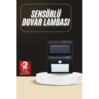 Solar Dekoratif Lambası Sensörlü Led Işık Bahçe Aydınlatma ( Lisinya )