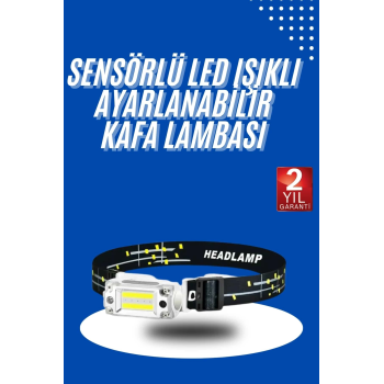 Kafa Lambası, Su Geçirmez Kafa Feneri 3 Mod Aydınlatma ( Lisinya )