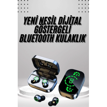 2025 Model Bluetooth Kulaklık Telefon Şarj Edebilen Çağrı Cevaplama Dijital Göstergeli ( Lisinya )