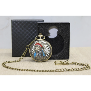 Özel Kutulu Kızılderili Köstekli Saat Alk4677 - Lisinya