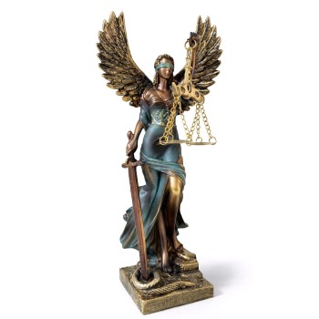 Polyester Kanatlı Adalet Biblosu Alk4419 - Lisinya