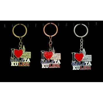 Metal Galata Kulesi Anahtarlık Alk2208 -