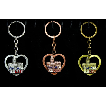 Metal Galata Kulesi Anahtarlık Alk2209 -