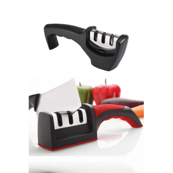 Profesyonel Bıçak Bileyici 3 Açılı Elmas Seramik Tungsten Çelik El Bıçakları Bileme -