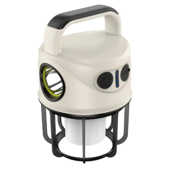 Ps-22025 Çift Işıklı Type-c Powerbank Özellikli Taşınabilir Şarj Edilebilir Kamp Lambası -