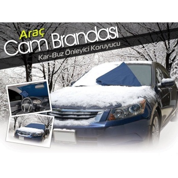 Araç Kar Buz Önleyici Büyük Boy Araç Ön Cam Brandası -